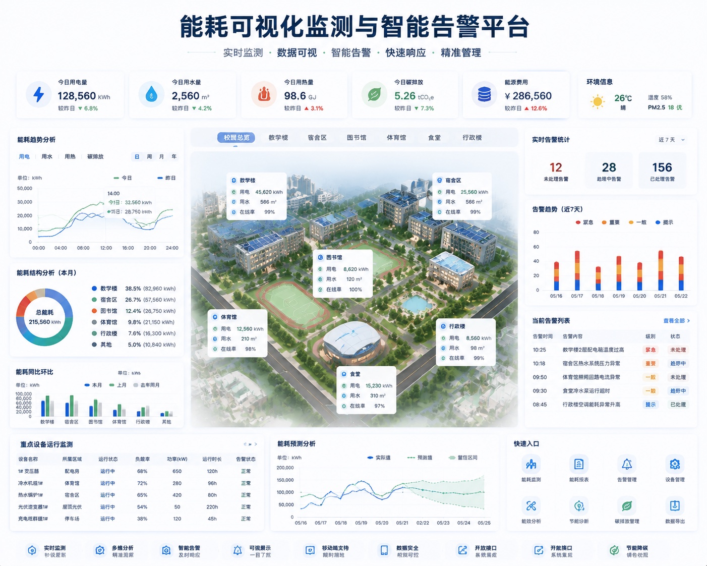 数字孪生与智慧运维平台应用现场或系统界面